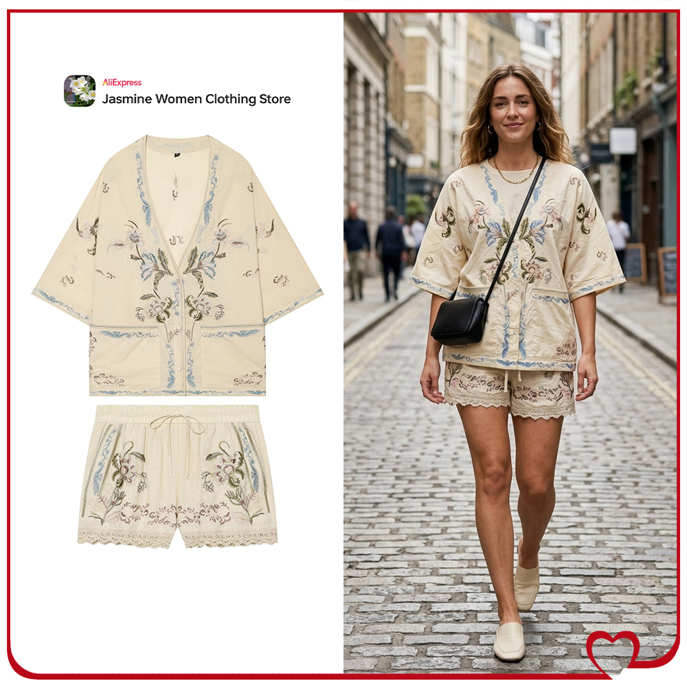 Embroidery Class - Fabulous Embroidered 2 Piece Sets for