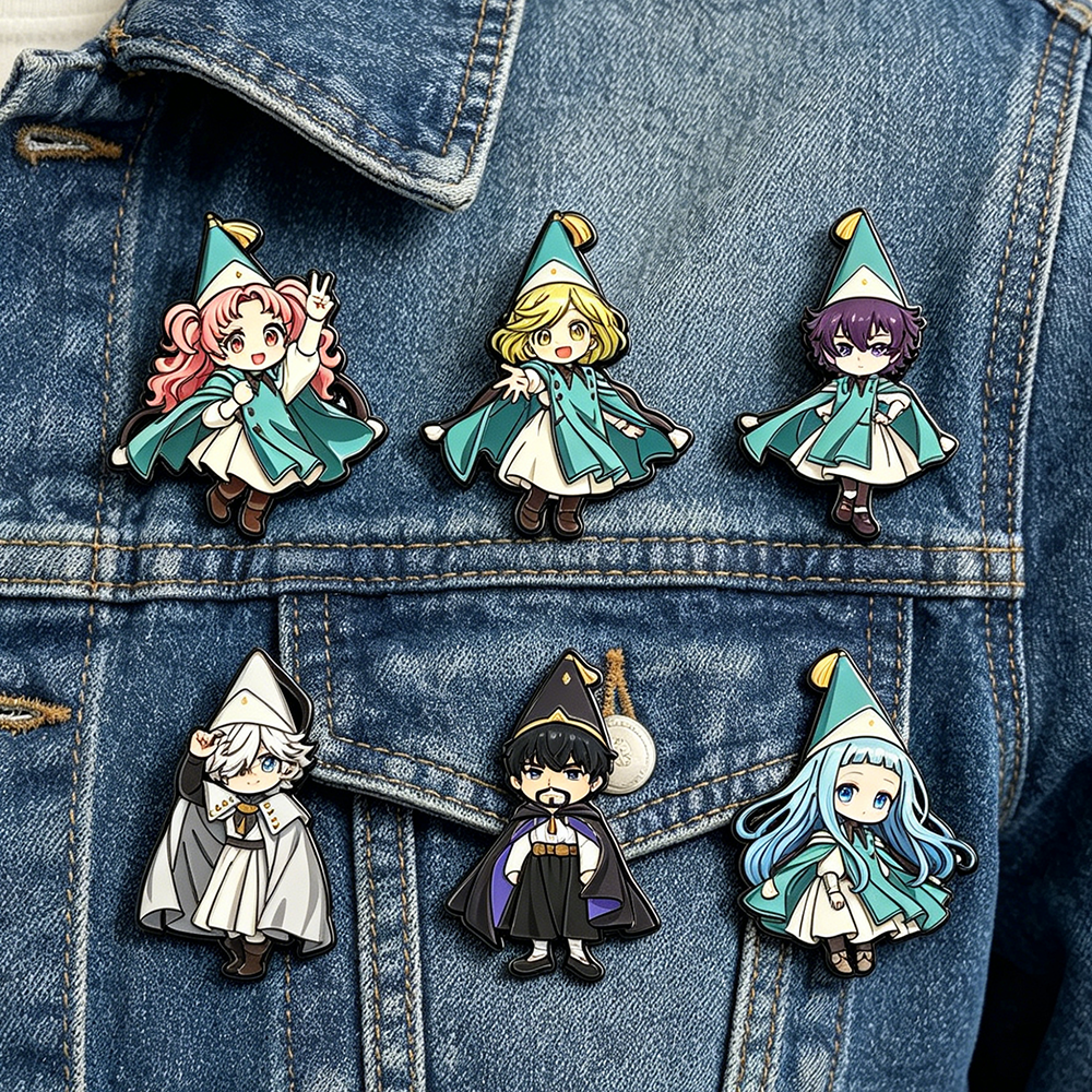 Embroidery Reddit - 6pcs Witch Hat Enamel Pin Set