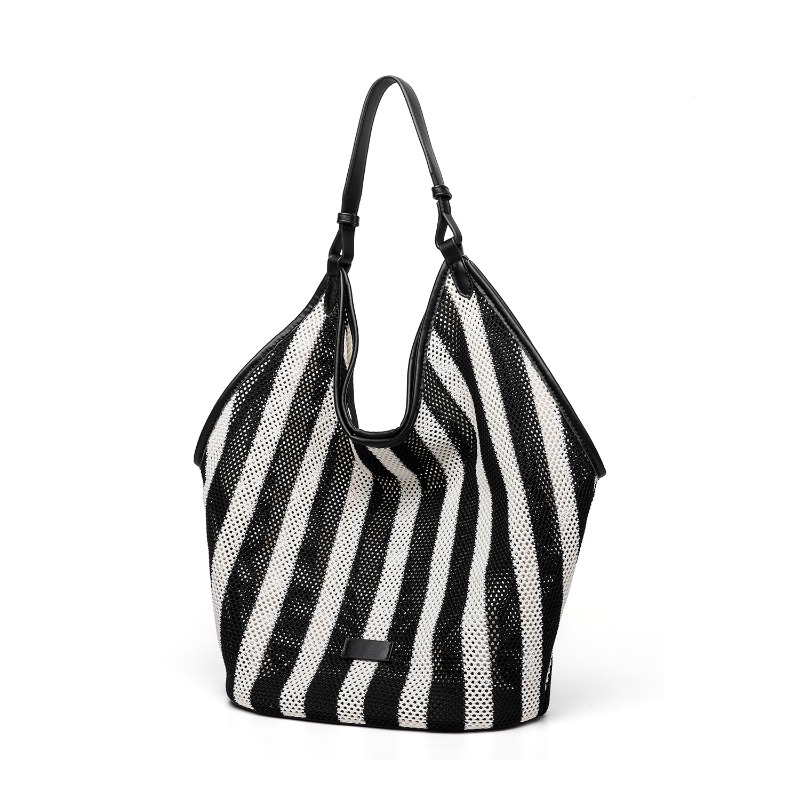 Striped Woven Large Capacity T - Embroidery Class recensione e prezzo