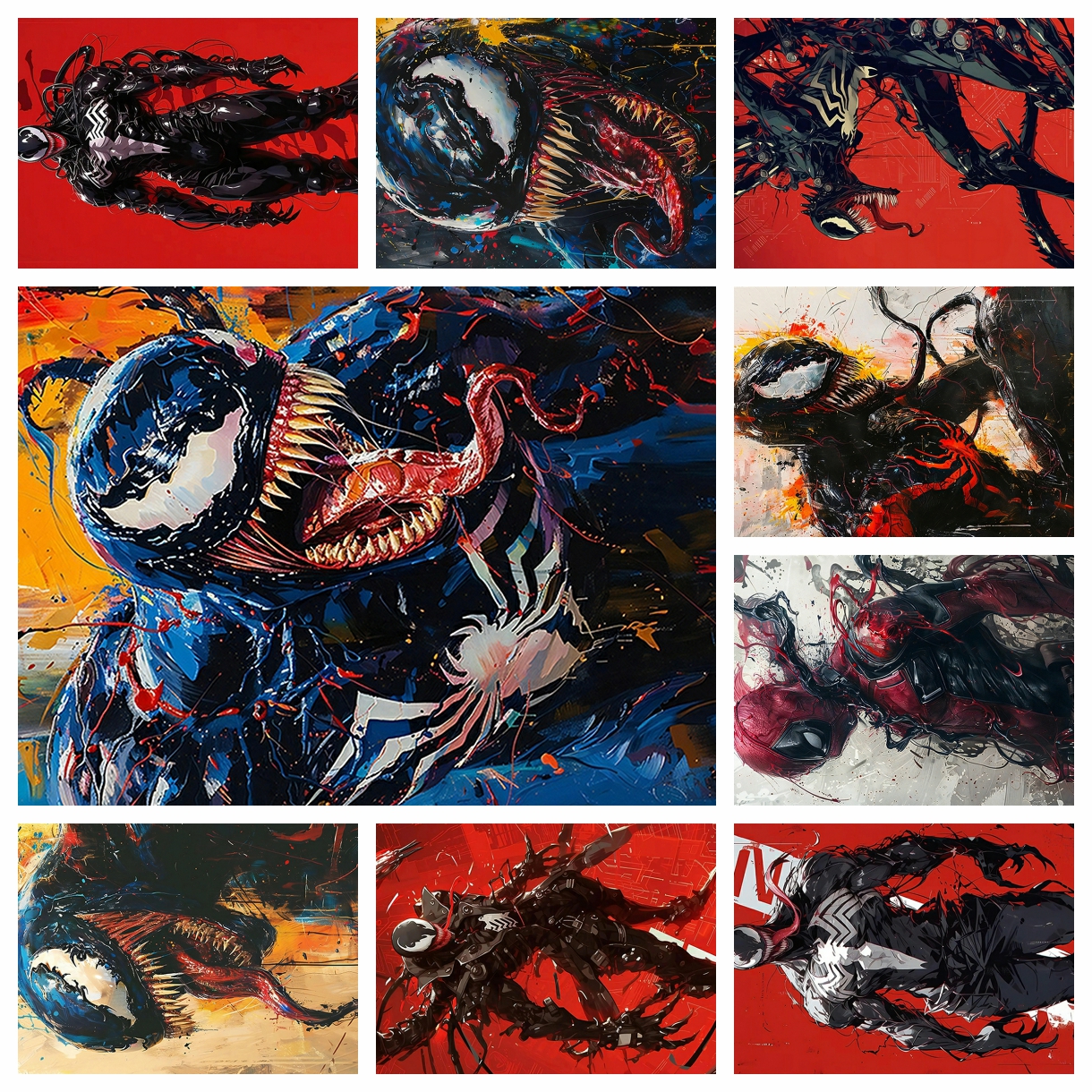 Anime Marvel venom spider-man  - Embroidery Artwork recensione e prezzo