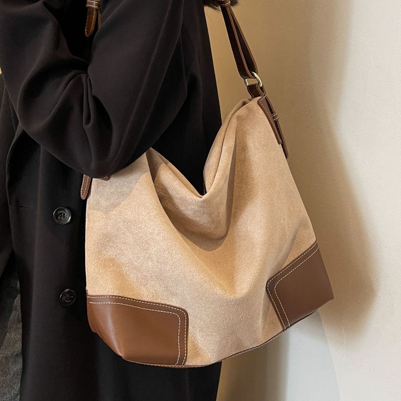 Suede Trendy Versatile Tote Ba - Embroidery Class recensione e prezzo