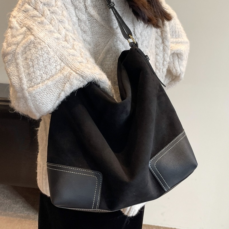 Suede Trendy Versatile Tote Ba - Embroidery Class recensione e prezzo