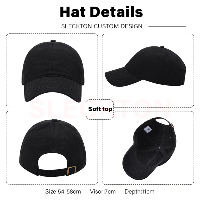 SLECKTON Custom Baseball Cap F - Embroidery Design Logo recensione e prezzo
