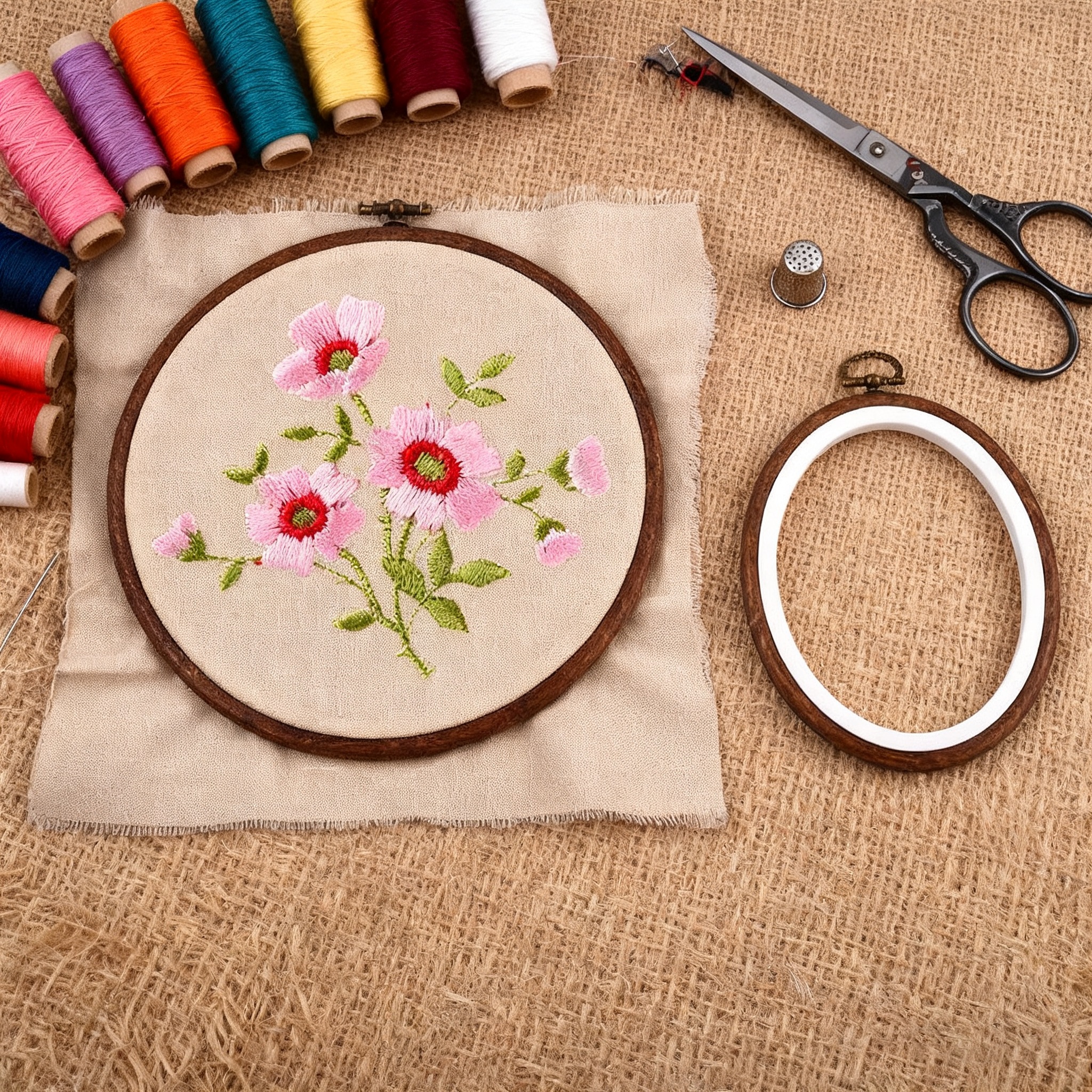 10PCS Sewing Tool Round Oval I - Embroidery Artwork recensione e prezzo