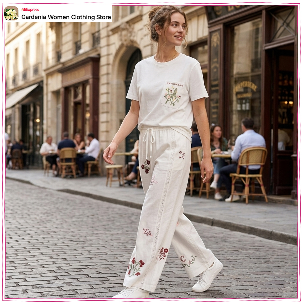 Stylish Embroidered Pant Sets  - Embroidery Class recensione e prezzo