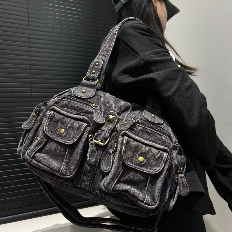 Fashionable Denim Tote Bag for - Embroidery Class recensione e prezzo