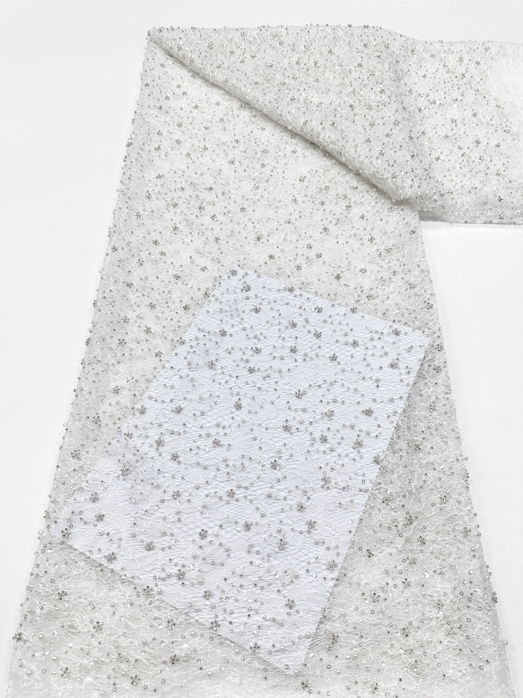 Luxury Sequins Lace Fabric 202 - Embroidery Net Fabric recensione e prezzo
