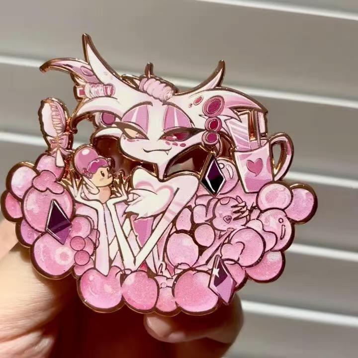 Hazbin Hotel Angel Metal Pin B - Embroidery Reddit recensione e prezzo