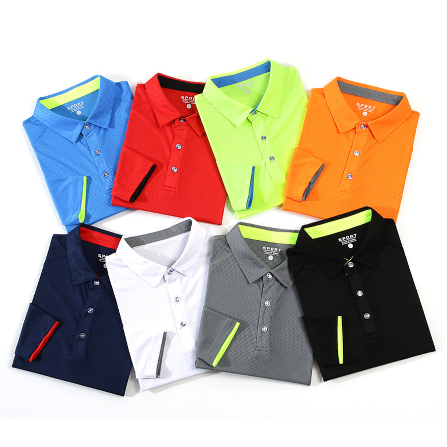 Sports long sleeved polo colla - Embroidery Logo recensione e prezzo