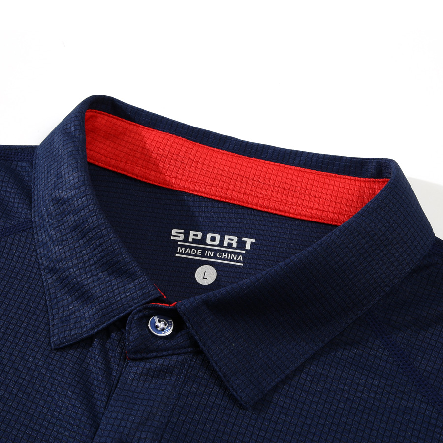 Sports long sleeved polo colla - Embroidery Logo recensione e prezzo