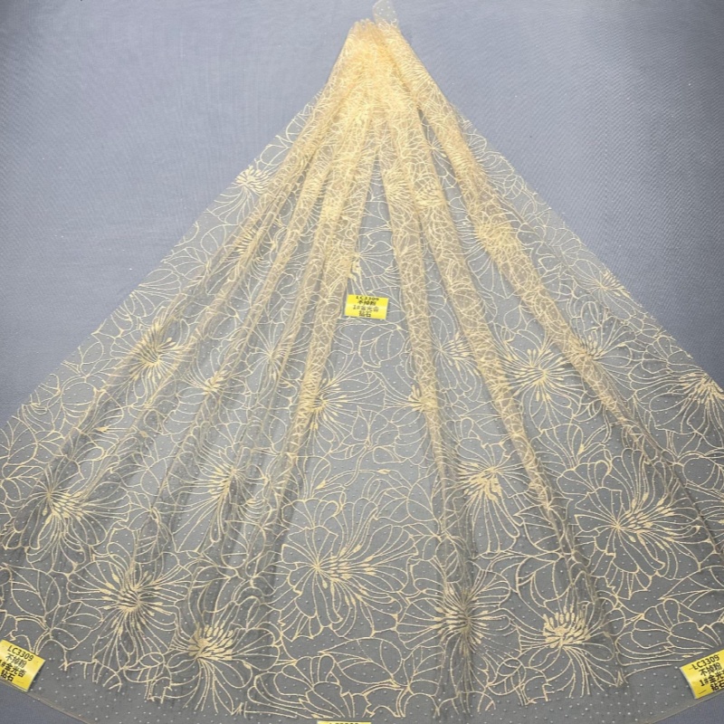 2026 Light Green Hot Sale Fadh - Embroidery Net Fabric recensione e prezzo