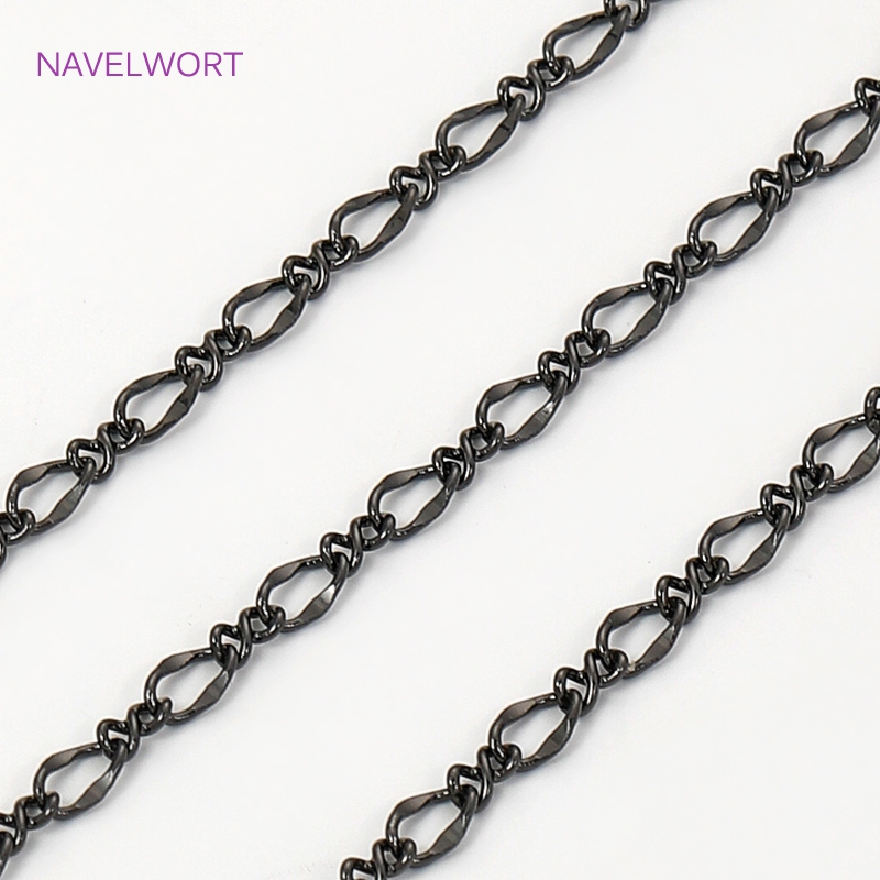 Black Color Oval Thin Chains F - Embroidery Artwork recensione e prezzo