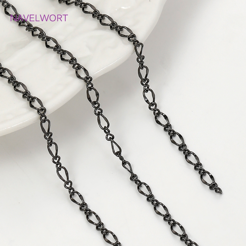 Black Color Oval Thin Chains F - Embroidery Artwork recensione e prezzo