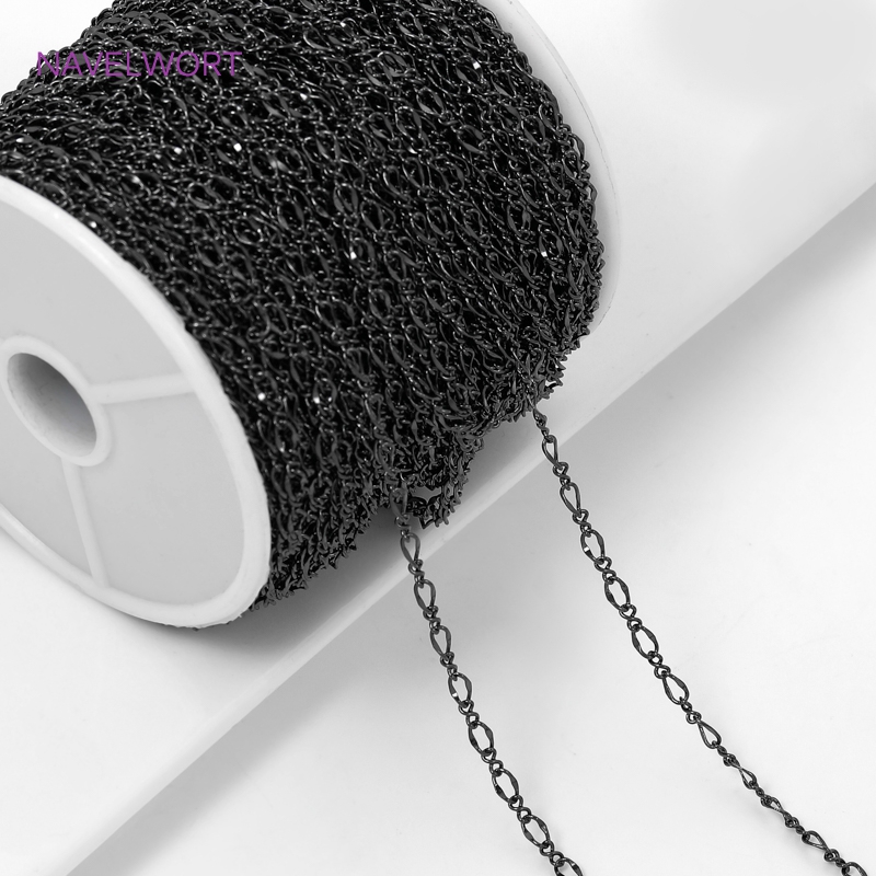 Black Color Oval Thin Chains F - Embroidery Artwork recensione e prezzo