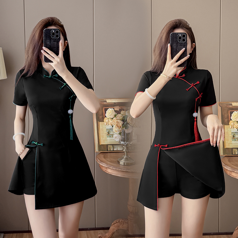 2026 New Chinese Style Black T - Embroidery Class recensione e prezzo