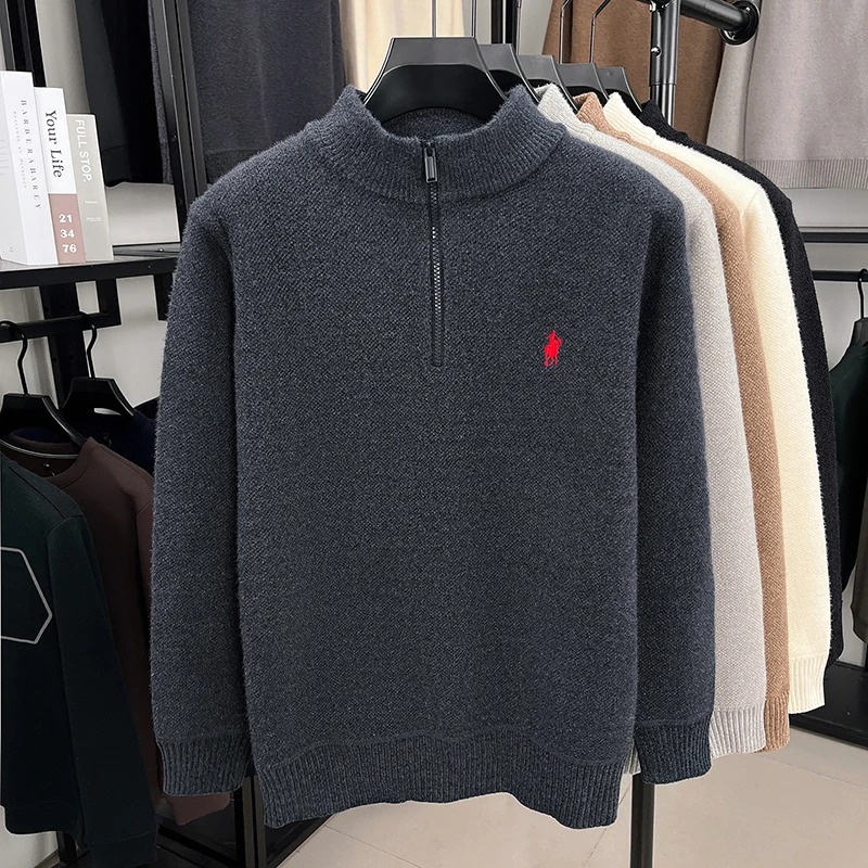 High end zipper stand up colla - Embroidery Design Logo recensione e prezzo