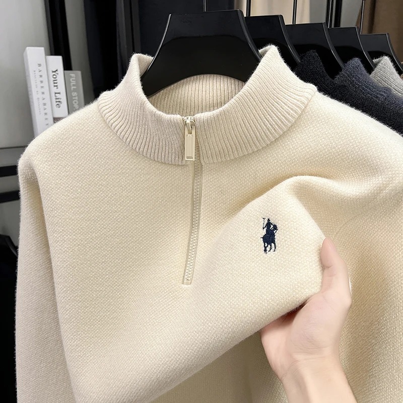 High end zipper stand up colla - Embroidery Design Logo recensione e prezzo