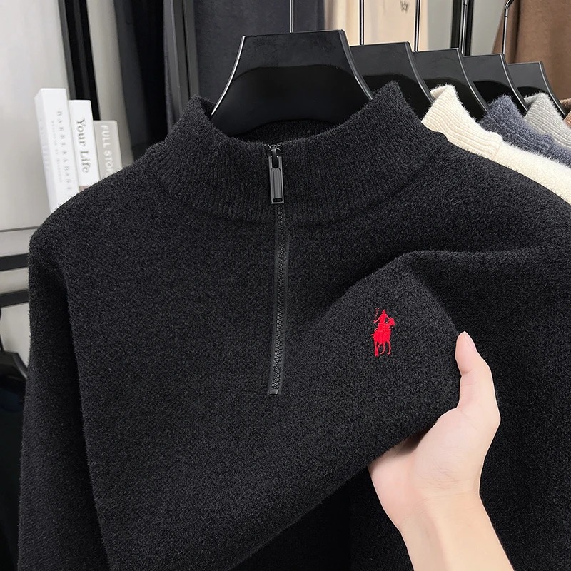 High end zipper stand up colla - Embroidery Design Logo recensione e prezzo