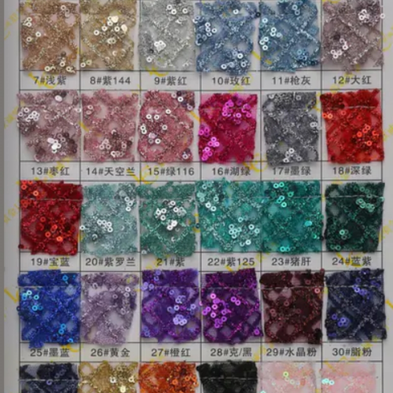 2026 Blue Hot Sale Fadhion Des - Embroidery Net Fabric recensione e prezzo