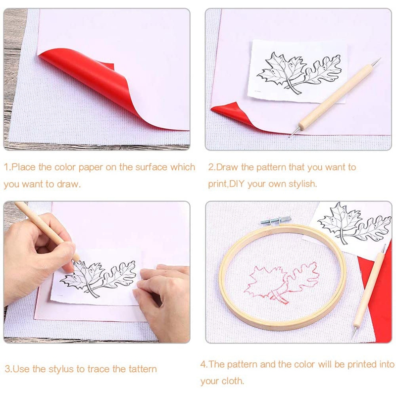 10Pcs Embroidery Transfer Pape - Embroidery Web recensione e prezzo