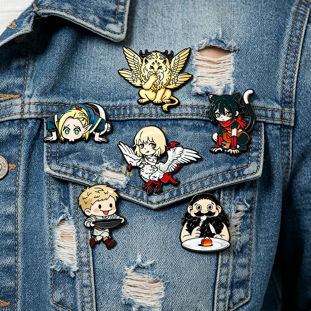 6pcs Japanese Anime Pin Badge  - Embroidery Reddit recensione e prezzo