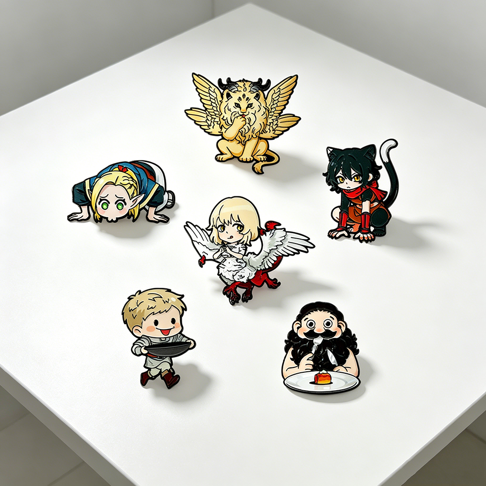 6pcs Japanese Anime Pin Badge  - Embroidery Reddit recensione e prezzo