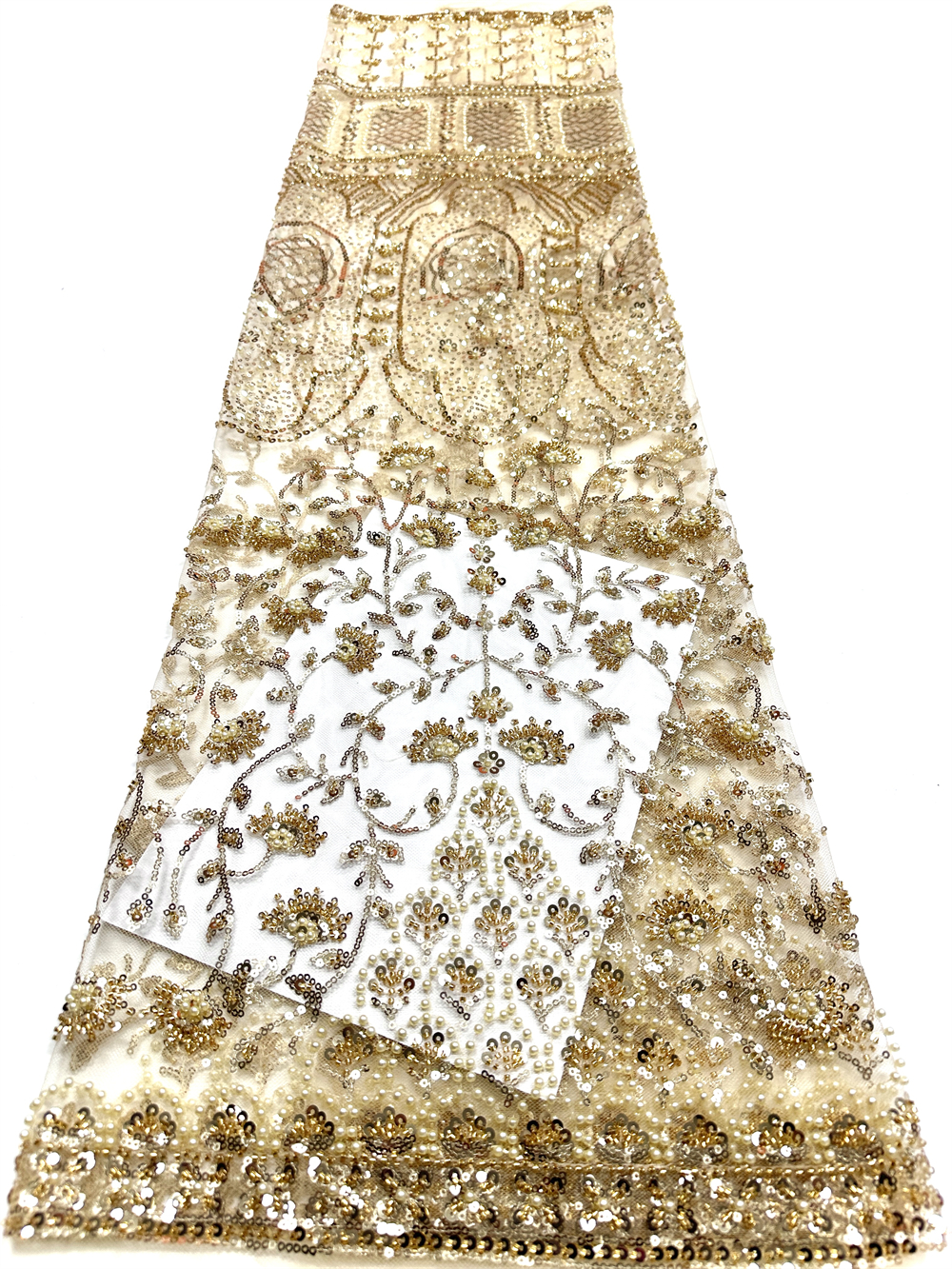 Luxury African Sequins Green B - Embroidery Net Fabric recensione e prezzo