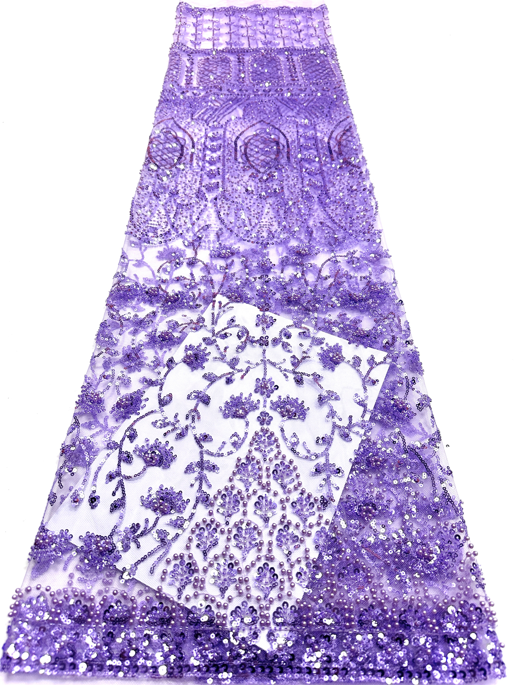 Luxury African Sequins Green B - Embroidery Net Fabric recensione e prezzo