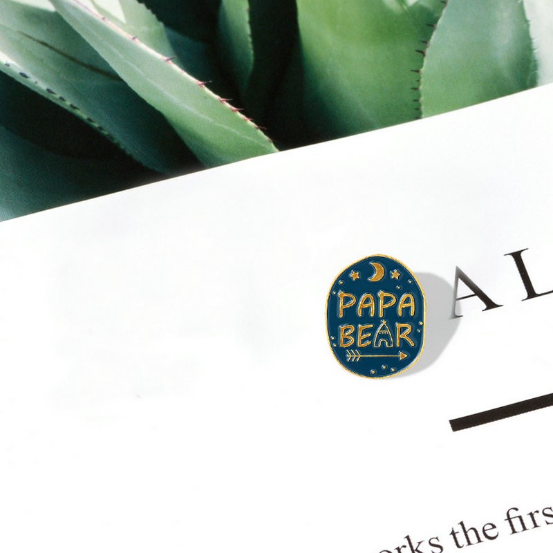 Mama Papa Bear Enamel Pins Cus - Embroidery Logo recensione e prezzo