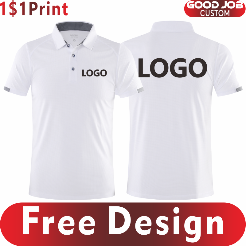 Quick-drying Sports Polo Shirt - Embroidery Design Logo recensione e prezzo