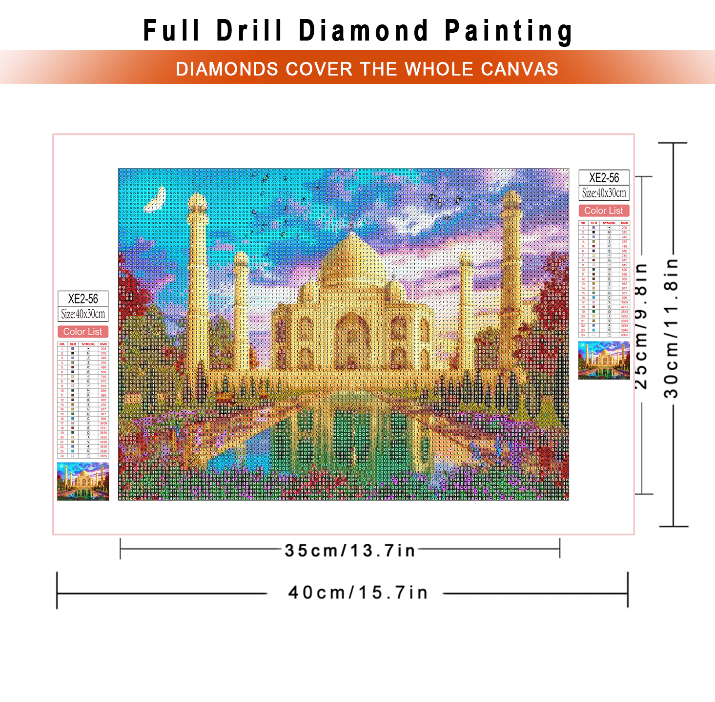 1pc frameless  diamond paintin - Embroidery Artwork recensione e prezzo