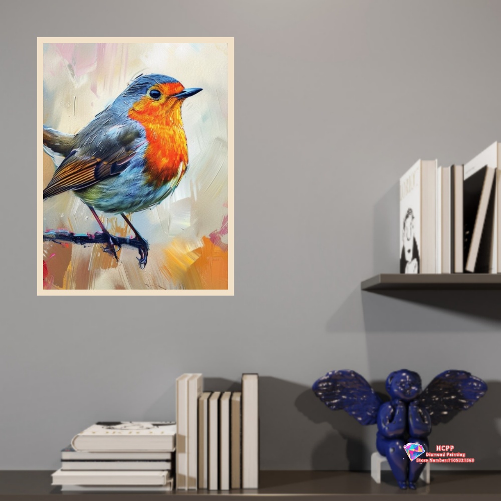 unframe Robin Bird Cute Robin  - Embroidery Artwork recensione e prezzo