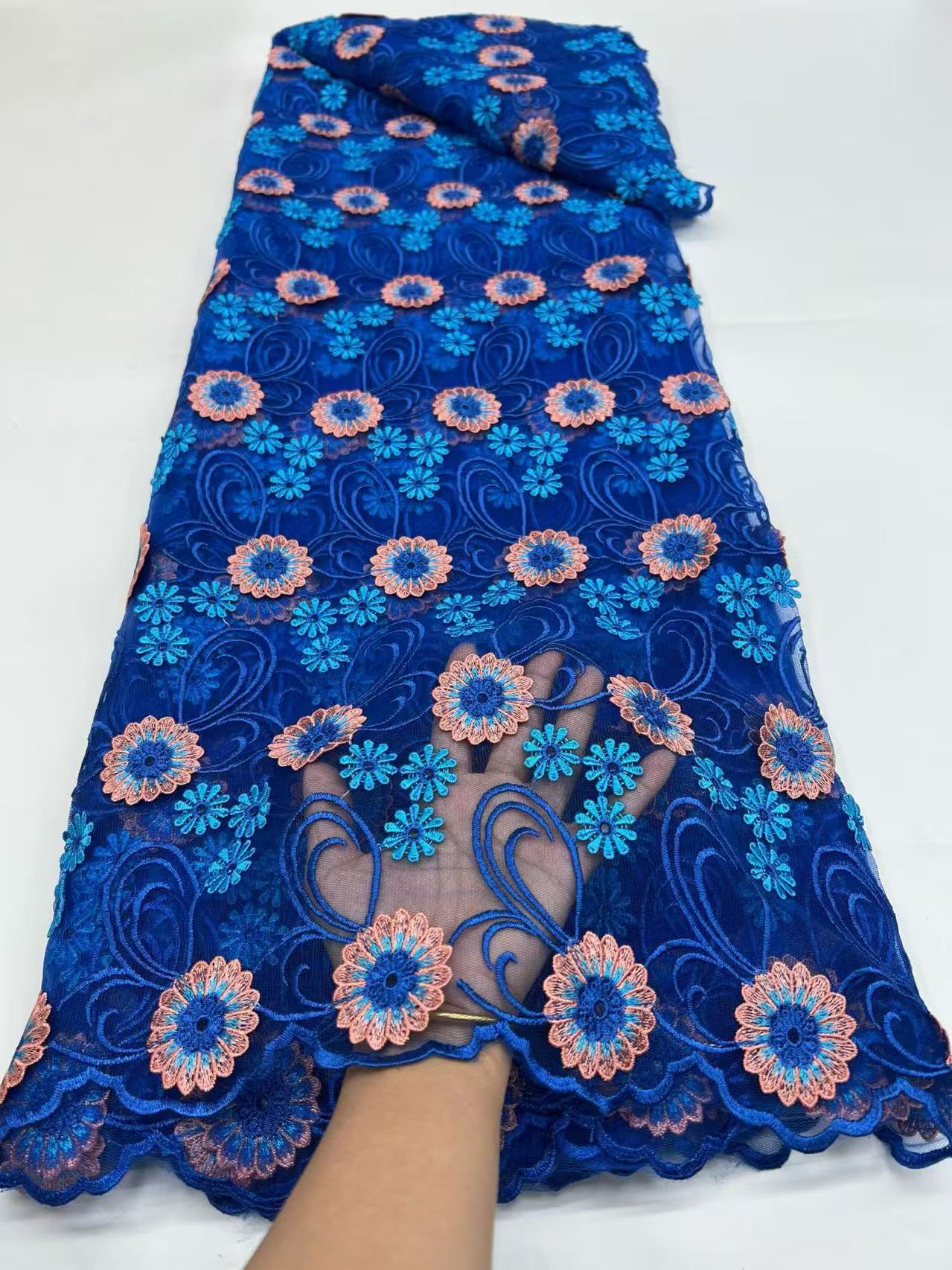African Guipure Cord Lace Embr - Embroidery Web recensione e prezzo