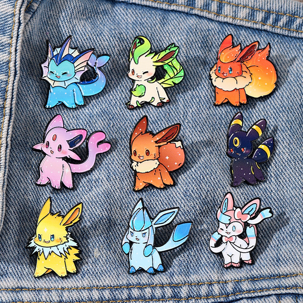 9Pcs Pokemon Eevee Flareon Ena - Embroidery Reddit recensione e prezzo