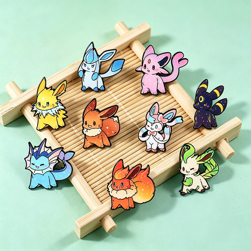 9Pcs Pokemon Eevee Flareon Ena - Embroidery Reddit recensione e prezzo