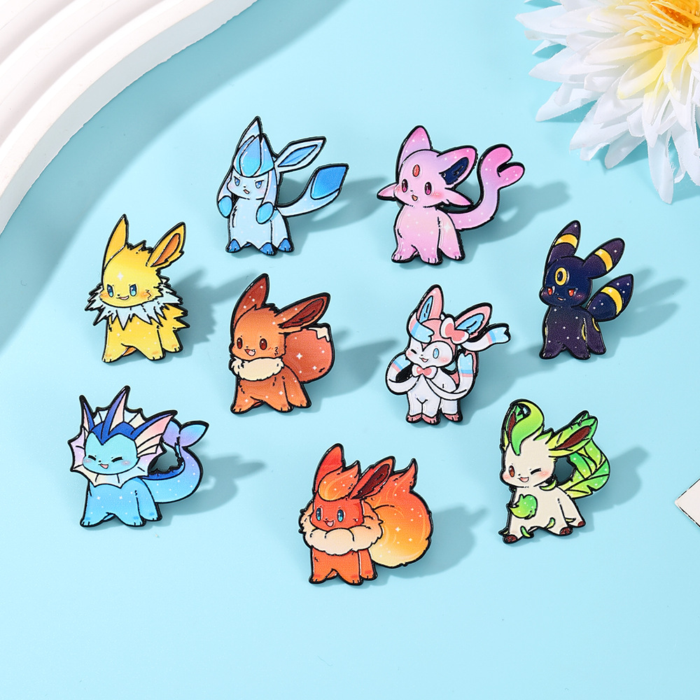 9Pcs Pokemon Eevee Flareon Ena - Embroidery Reddit recensione e prezzo