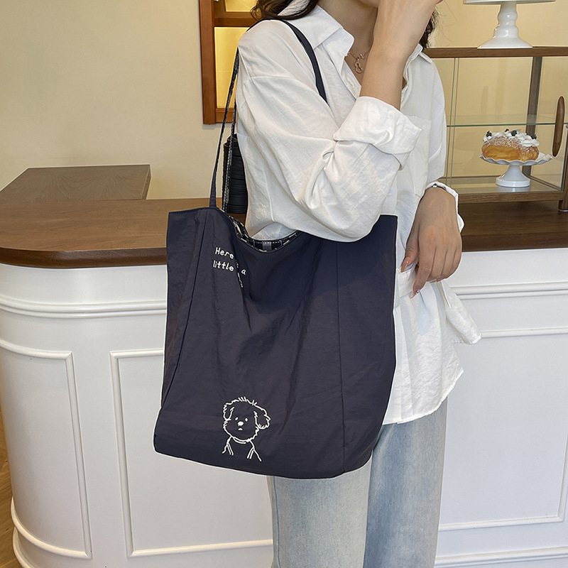 Plaid Tote Bag for Women Shoul - Embroidery Class recensione e prezzo