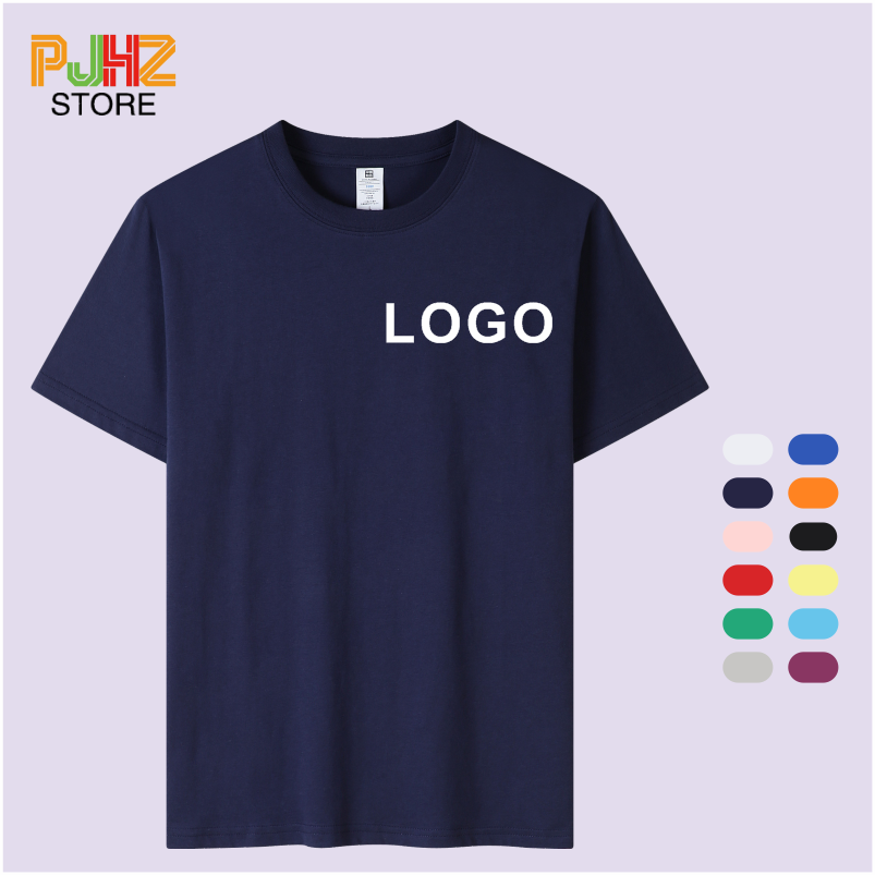 100% Cotton T-shirt Custom Log - Embroidery Design Logo recensione e prezzo