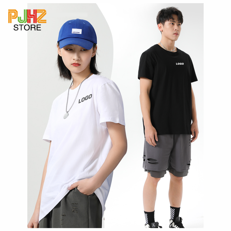 100% Cotton T-shirt Custom Log - Embroidery Design Logo recensione e prezzo
