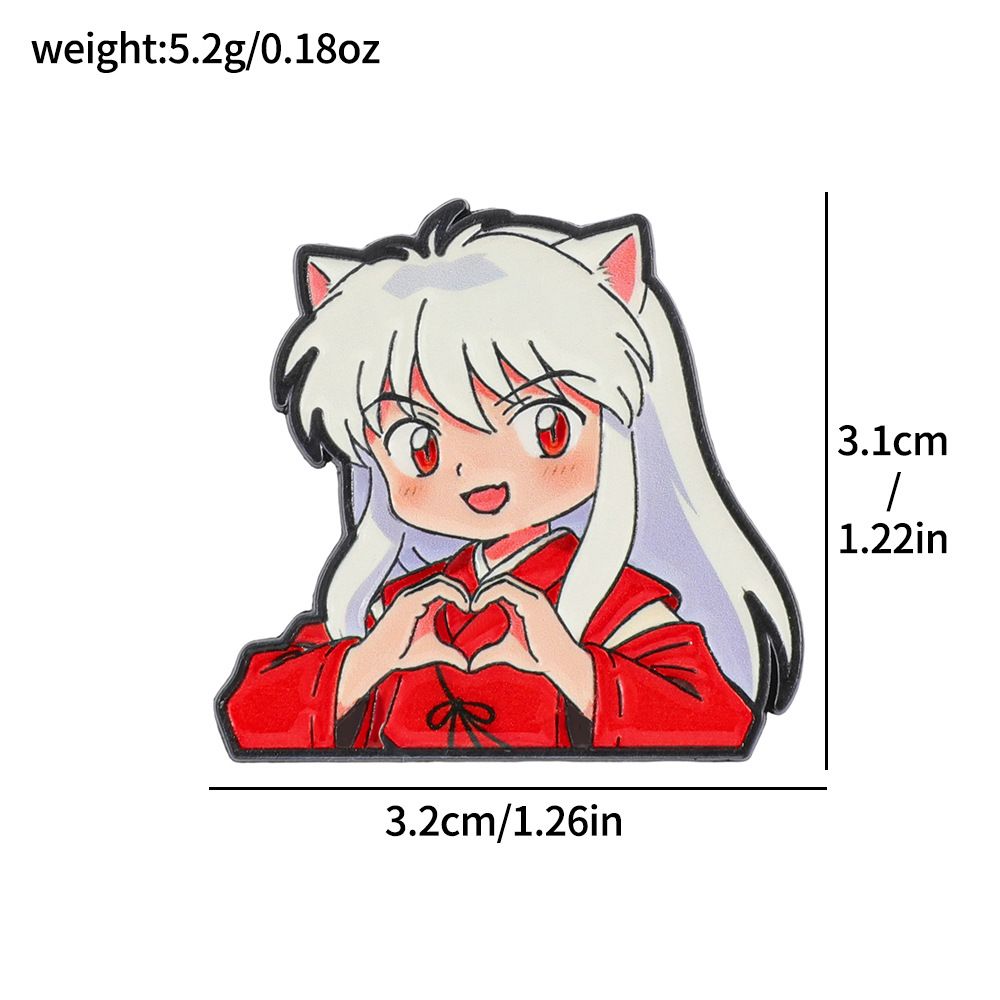 1-5pcs Inuyasha Alloy Badge Ca - Embroidery Reddit recensione e prezzo