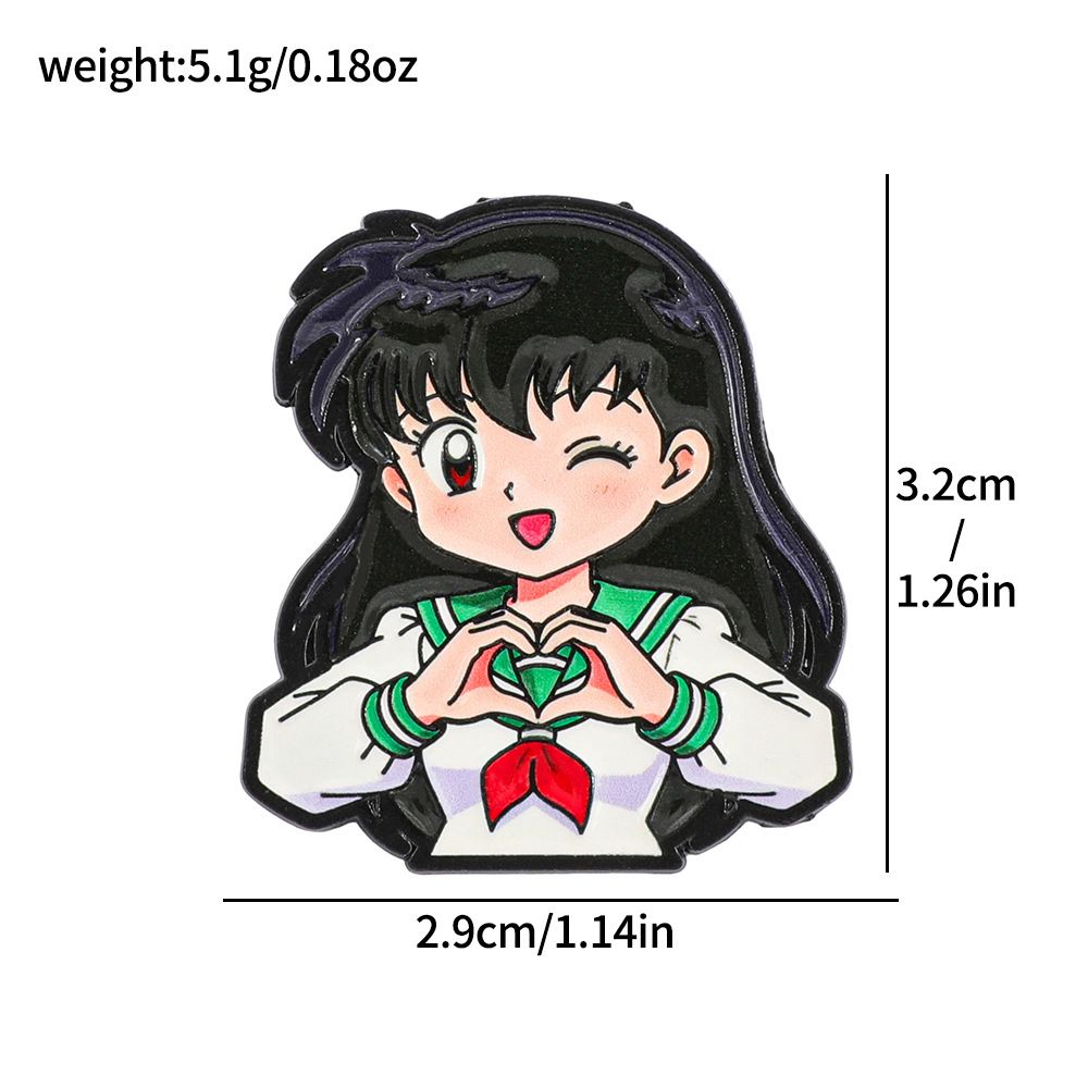1-5pcs Inuyasha Alloy Badge Ca - Embroidery Reddit recensione e prezzo