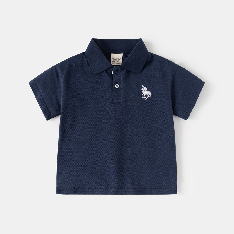 HoneyCherry Boys Polo Shirt Sh - Embroidery Design Logo recensione e prezzo