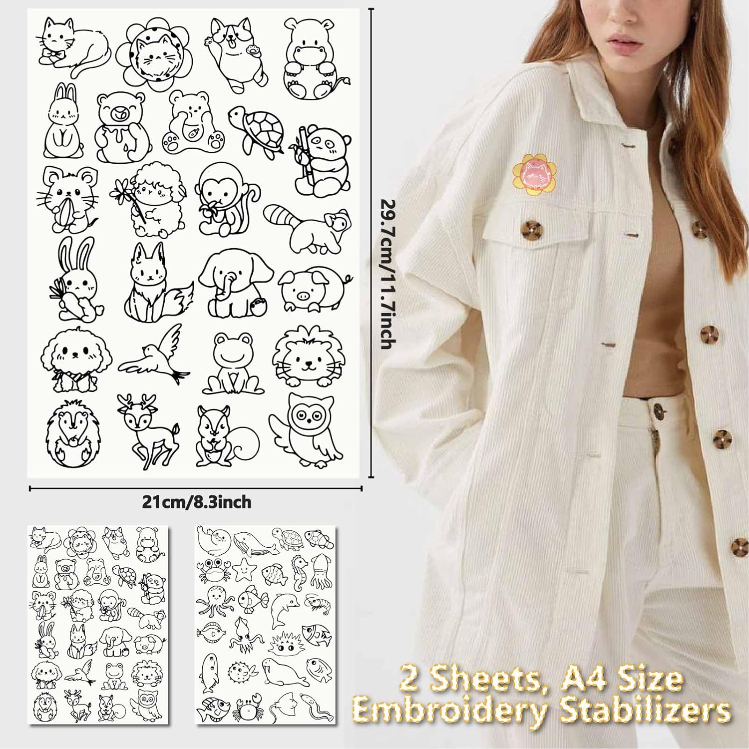 Cute Animal & Floral Embroider - Embroidery Web recensione e prezzo