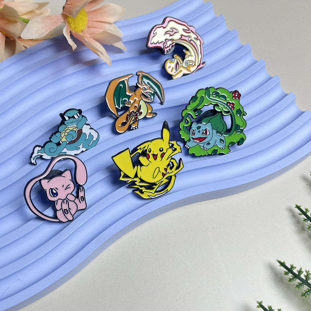 6pcs Anime Pins Set Pokemon En - Embroidery Reddit recensione e prezzo