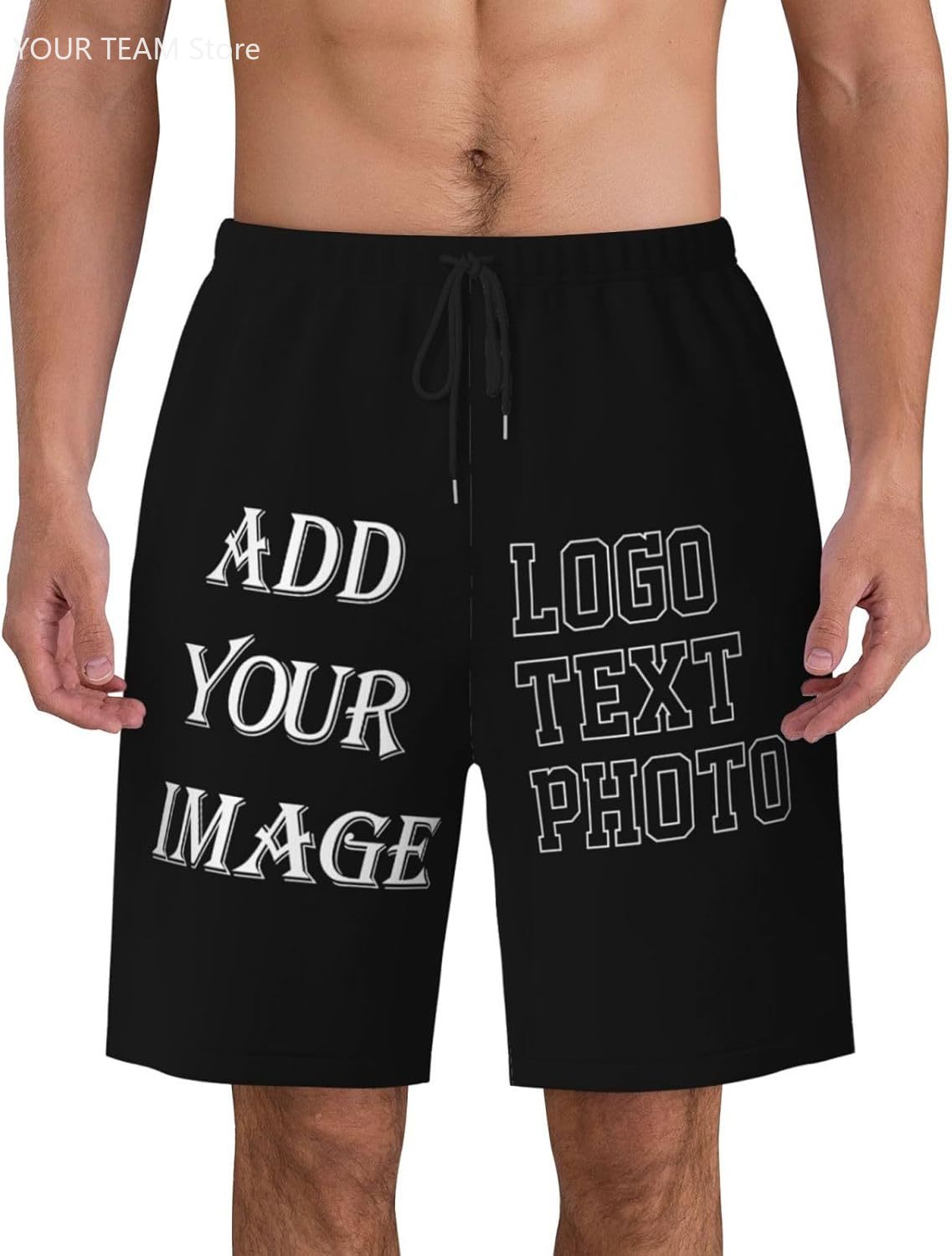 Custom Shorts for Men Design Y - Embroidery Design Logo recensione e prezzo