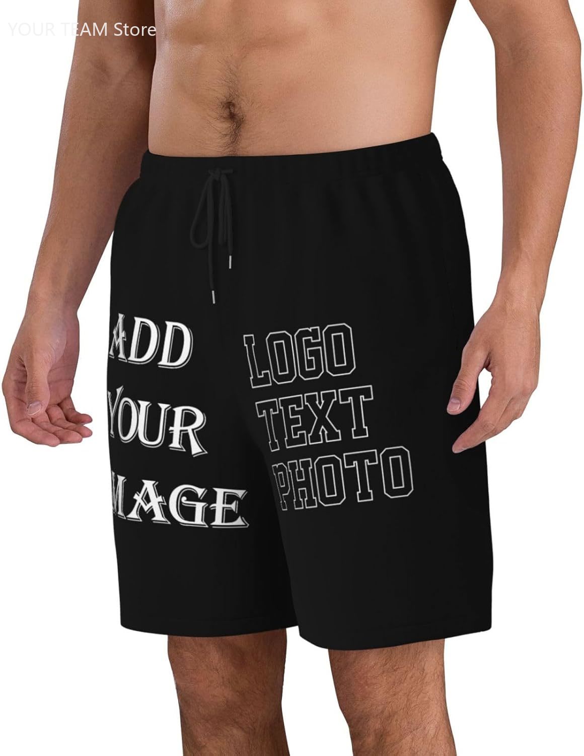 Custom Shorts for Men Design Y - Embroidery Design Logo recensione e prezzo